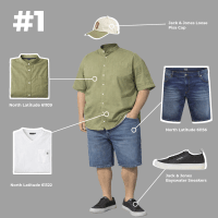 Was trägt man diesen Frühling? 4 einfache Outfits für Männer in großen Größen