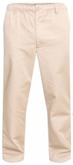D555 Basilio Hose mit elastischem Bund Beige