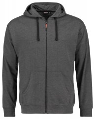 Adamo 159306 Kapuzenjacke Dunkelgrau meliert