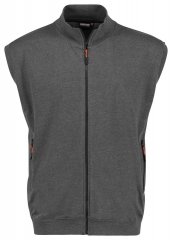 Adamo 159307 Sweatweste Dunkelgrau meliert