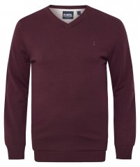 North Latitude 53133 V-Neck Knit Rot