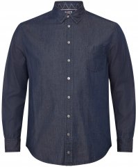 North Latitude 53139 Denimhemd Blau