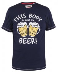 D555 Dartmoor Built On Beer Printed T-Shirt