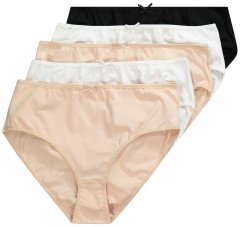 Ulla Popken 700384 Slips 5er-Pack Mehrfarbig