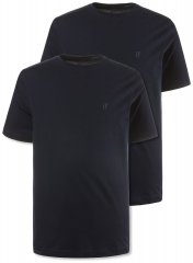 JP1880 702637 T-Shirt mit Rundhals Doppelpack Dunkelblau