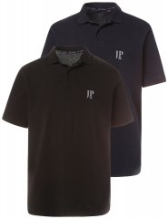 JP1880 704317 Poloshirt Doppelpack Schwarz/Dunkelblau