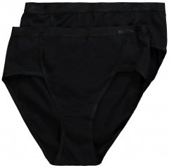 Ulla Popken 711214 Slips 2er-Pack Schwarz
