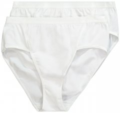 Ulla Popken 711214 Slips 2er-Pack Weiß