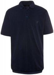 JP1880 712617 Poloshirt mit Bauchfit Dunkelblau