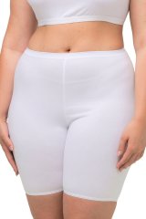 Ulla Popken 716595 Pantys mit Oberschenkelschutz 3er-Pack Weiß