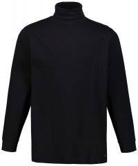 JP1880 723303 Langarm Rollkragenshirt Schwarz