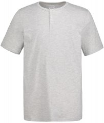 JP1880 726695 Henley-Shirt Grau meliert