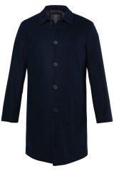 JP1880 795116 Wasserabweisend Wollmantel Marineblau