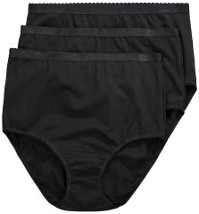Ulla Popken 795269 Slips 3er-Pack Schwarz