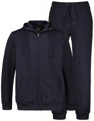 JP1880 802934 Jogginganzug mit Kapuzenjacke und Hose Dunkelblau TALL