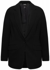 Ulla Popken 811944 Klassischer Blazer Schwarz