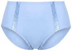 Ulla Popken 815268 Gestreifte Slips Hellblau
