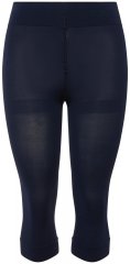 Ulla Popken 815580 3/4-Strumpfleggings mit Oberschenkelschutz 80 den Dunkelblau