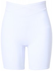 Ulla Popken 816440 Shaping-Shorts mit hoher Taille Weiß