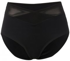 Ulla Popken 825676 Shaping-Slip mit hoher Taille Schwarz