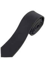 JP1880 828309 Seidenkrawatte extralang Schwarz