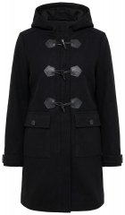 Ulla Popken 829347 Dufflecoat Schwarz
