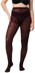 Ulla Popken 829359 Strumpfhose 40 den Weinrot