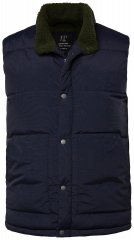JP1880 831193 Weste mit Teddyfutter Dunkelblau