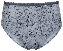 Ulla Popken 835633 Slips mit Animal-Print Anthrazit