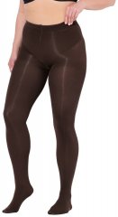 Ulla Popken 837870 Strumpfhose 100 den Braun