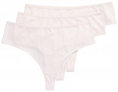 Ulla Popken 838637 Strings 3er-Pack Beige