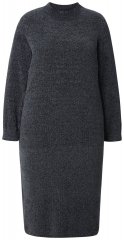 Ulla Popken 843592 Langärmliges Kleid Anthrazit