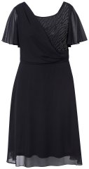 Ulla Popken 844356 Abendkleid Schwarz