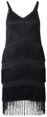 Ulla Popken 845152 Ärmelloses Kleid Schwarz