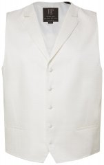 JP1880 846048 Hochzeitsweste Cremeweiß