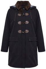 Ulla Popken 846278 Softshellmantel Schwarz
