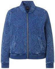 Ulla Popken 847035 Steppjacke Denimblau
