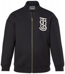 STHUGE 847083 Varsity-Jacke aus Scuba-Stoff Schwarz