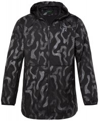 Jay-Pi 847852 Ultraleichte Outdoorjacke mit Reflektordruck Schwarz