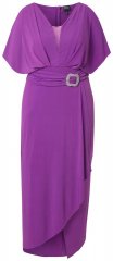 Ulla Popken 849533 Abendkleid Beerenrot