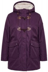 Ulla Popken 849619 Regenjacke Dunkellila