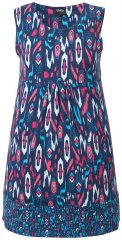 Ulla Popken 849887 Ärmelloses Jerseykleid Dunkelblau