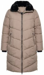 Ulla Popken 850041 Steppmantel Taupe