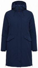 Ulla Popken 850806 Funktionsmantel Dunkelblau