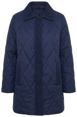 Ulla Popken 851123 Steppjacke Dunkelblau