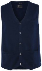 JP1880 851421 Strickweste mit V-Ausschnitt Dunkelblau