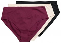 Ulla Popken 851739 Slips 3er-Pack Schwarz