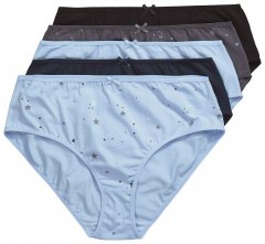 Ulla Popken 852258 Slips 5er-Pack Anthrazit