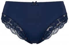 Ulla Popken 852930 Slips mit Spitze Dunkelblau