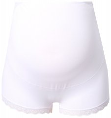 Ulla Popken 853631 Umstandsslips mit Spitze Weiß